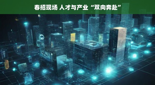 春招现场，人才与产业双向奔赴，共绘未来繁荣新篇章