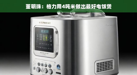 董明珠与格力，如何用四吨米打造电饭煲传奇？揭秘品质背后的故事！，一个电饭煲界的翘楚，背后是怎样的匠心独运？跟随董明珠的脚步，一起轻松探寻格力的品质之道！