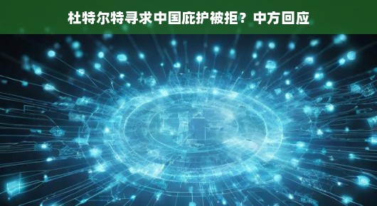 杜特尔特寻求中国庇护被拒？中方这样回应