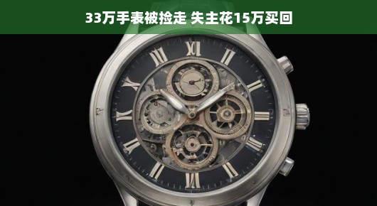 轻松应对突发事件，一场关于手表失而复得的奇妙经历珍贵手表意外丢失，失主智慧决策十五万买回珍贵回忆