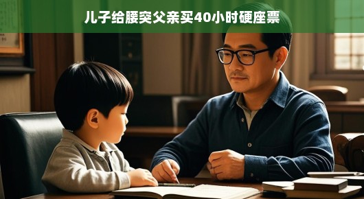 儿子为腰突父亲选购40小时硬座票背后的故事