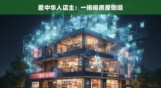 震中华人店主,重建希望之光照亮倒塌的房屋 震中华人店主,重建希望之光照亮倒塌的房屋