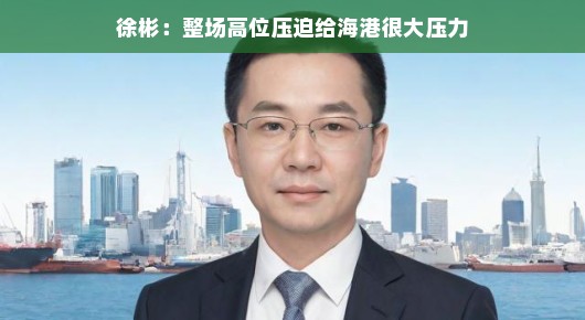 徐彬，整场高位压迫，海港面临巨大压力，但仍有应对之道