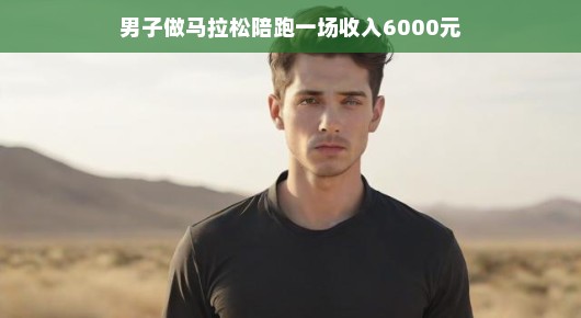 轻松陪跑，男子马拉松之旅的额外收入
男子马拉松陪跑，一场收入达六千