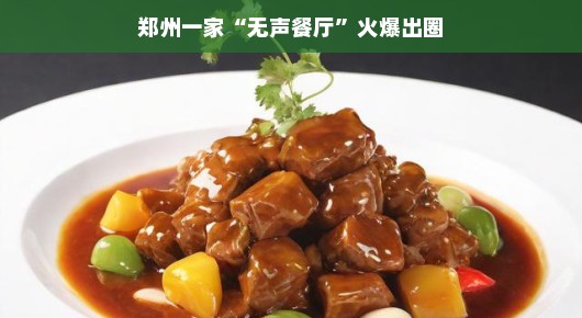 无声之处,美味独享,郑州一家无声餐厅火爆出圈 无声之处,美味独享,郑州一家无声餐厅火爆出圈