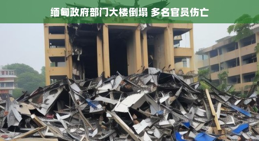 轻松应对危机,缅甸政府部门大楼倒塌事件与官员伤亡回顾
缅甸政府部门大楼倒塌,面对挑战我们共同前行