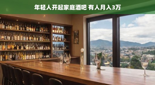 月入三万不是梦！跟着我们开启轻松的家庭酒吧之旅，年轻人们，一起迈向财富之路！