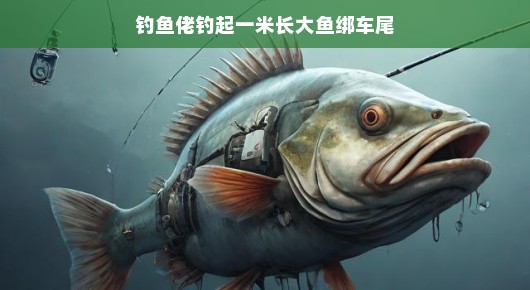 钓友意外收获一米大鱼，鱼尾绑绑之旅，乐趣无穷！