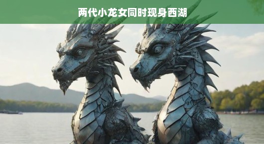 两代小龙女西湖相遇记
两代小龙女共聚西湖，时光交汇的奇幻瞬间