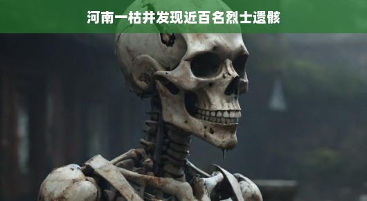 河南枯井发现近百名烈士遗骸，历史的记忆被唤醒