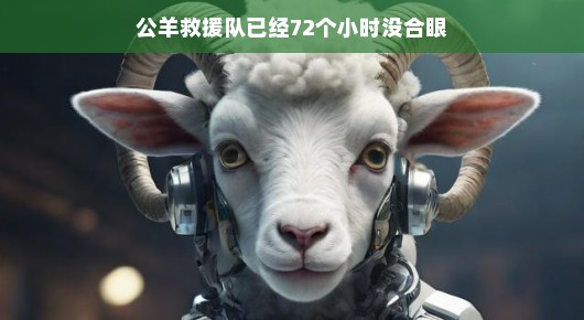 公羊救援队，不眠不休的72小时