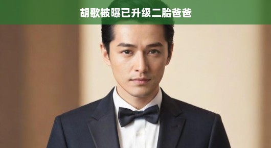 胡歌升级二胎爸爸，人生新阶段的喜悦与期待