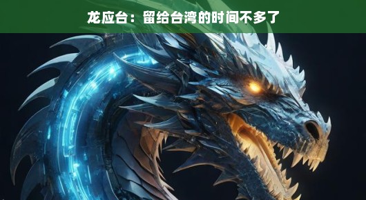 龙应台寄语台湾，把握当下好时光，享受此刻！
