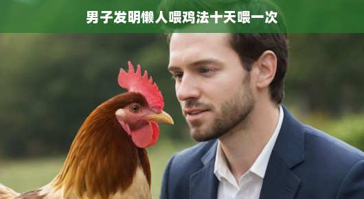 男子发明懒人喂鸡法,十天喂一次,轻松养鸡新体验