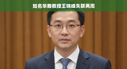 知名华裔教授王晓峰失联两周，一场意料之外的人间蒸发