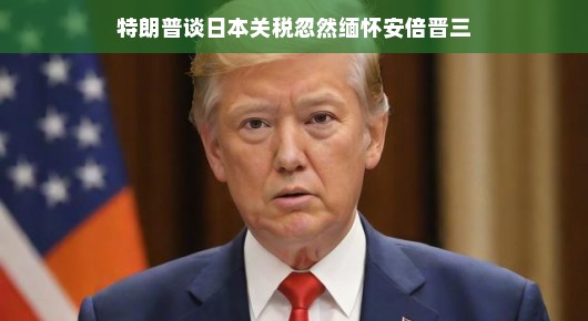 特朗普谈日本关税时忽然缅怀安倍晋三