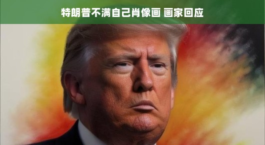 特朗普不满自己的肖像画,画家回应,艺术就是要挑战常规 特朗普不满自己的肖像画,画家回应,艺术就是要挑战常规