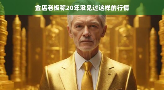 金店老板二十年未曾遇，行情如此独特，黄金市场的新篇章