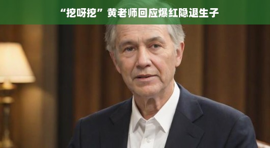 黄老师回应爆红隐退生子，继续挖呀挖的人生旅程