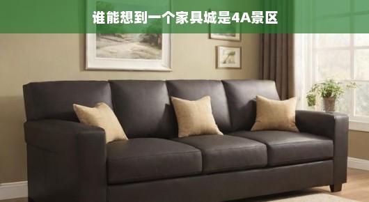 意想不到的家具城,一个被忽视的4A景区