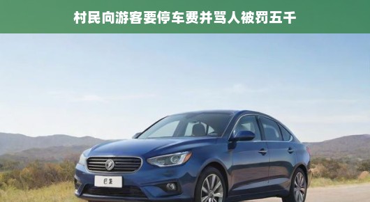 轻松应对纷争，村民向游客收取停车费引发冲突被罚款五千