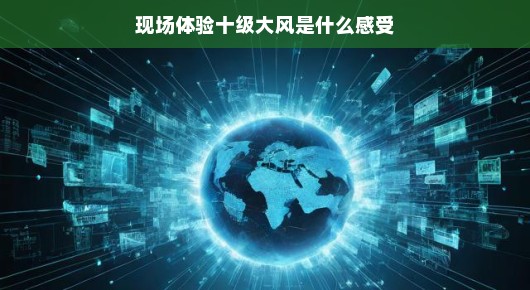亲历狂风怒吼，十级大风下的震撼现场体验