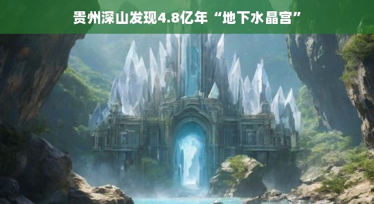 贵州深山发现神秘地下水晶宫，揭秘4.8亿年前的奥秘
