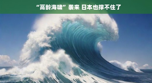 日本遭遇高龄海啸挑战，社会如何应对？