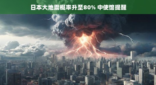 日本大地震概率升至80%中使馆提醒，做好准备，但不必过于紧张