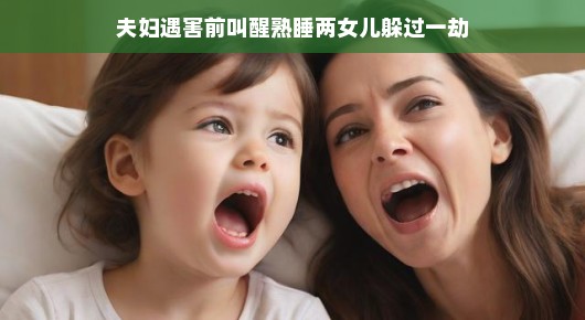 幸运逃脱，一对夫妇的临危一喊，唤醒熟睡中的女儿躲过一劫
