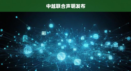 中越联合声明发布，深化合作，共谋发展