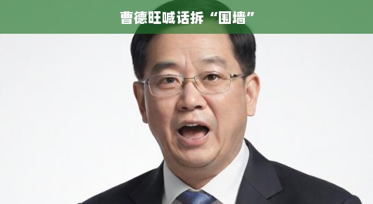 曹德旺喊话拆围墙，打破界限，共创未来