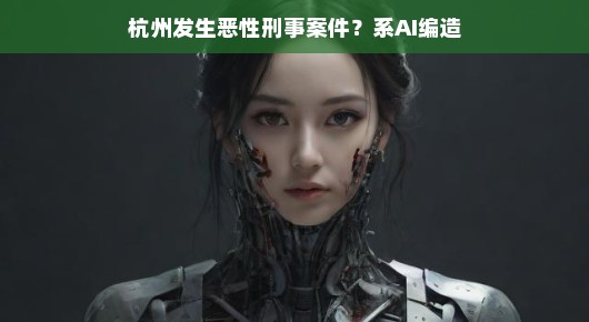 轻松视角看杭州恶性刑事案件,AI编织的悬疑故事
杭州AI编织的悬疑案件,探寻真相之旅