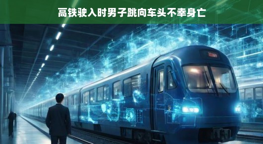 高铁时代下的悲剧，男子跳向车头不幸身亡