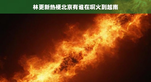 林更新热梗，北京起源，火遍越南的奇妙旅程