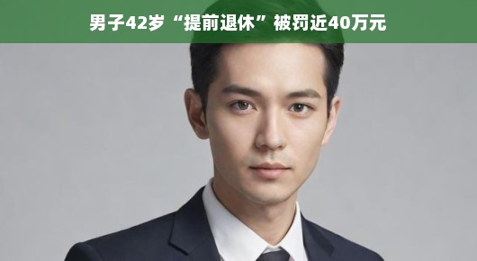 轻松看待男子提前退休被罚近四十万元事件
男子提前退休背后的故事，近四十万元的教训