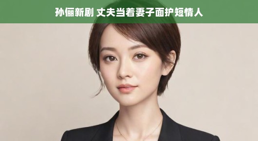 孙俪新剧引热议，丈夫当着妻子面护短情人，关系如何破冰？