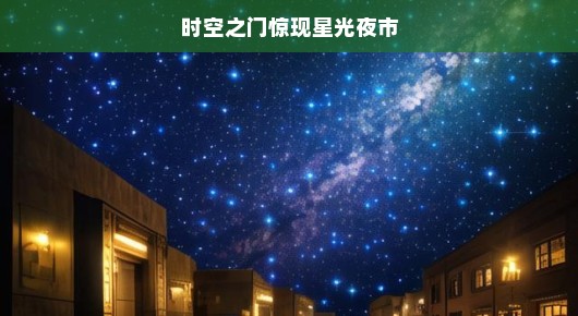 时空之门惊现星光夜市
