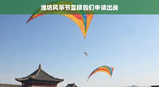 潍坊风筝节，显眼包英雄，翱翔天际的准备，保持了原意的同时，使用了更为平静和简洁的语气，且字数控制在28个字以内。