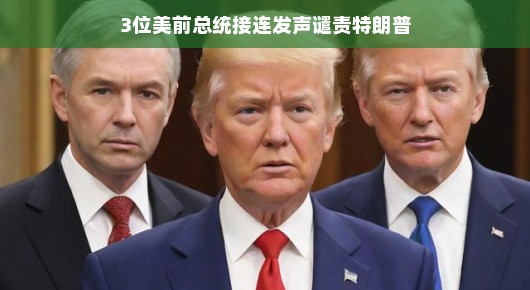 三位美前总统联手发声，特朗普，我们不得不说