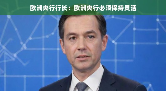 欧洲央行行长谈灵活策略，欧洲央行必须保持灵活应变