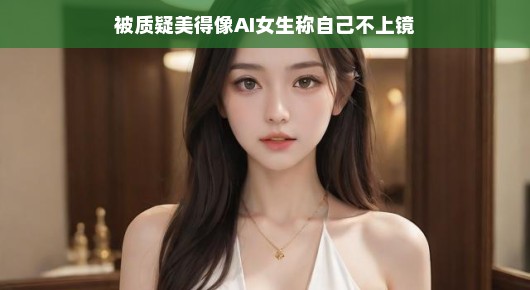 被质疑美得像AI的女生，镜头之外的真实与自我