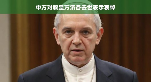 中方对教皇方济各去世表示哀悼，缅怀与致敬