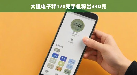 大理行的小故事,电子秤与手机的奇妙碰撞