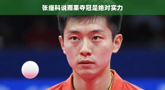 张继科眼中的雨果,绝对实力的夺冠之路 张继科眼中的雨果,绝对实力的夺冠之路