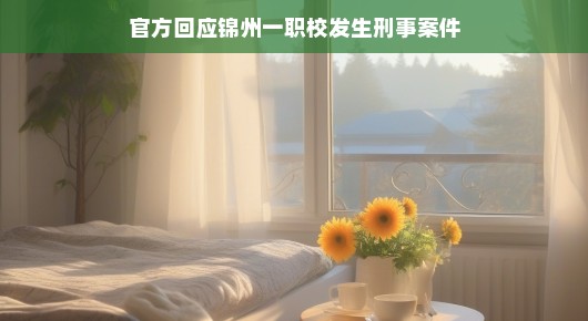 轻松应对挑战,官方回应锦州一职校发生刑事案件
