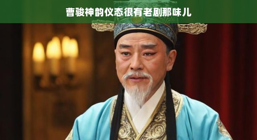 曹骏演绎经典老剧，韵味重现，魅力无限——重温经典，感受独特神韵仪态