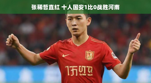 张稀哲遭遇小插曲，国安十勇士轻取河南对手——足球赛场，轻松观战也精彩！