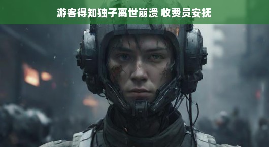 游客独子离世，收费员暖心安慰驱散悲痛阴霾，真情流露于温馨慰藉的话语之中，或者，游客丧子之痛，收费员温情安慰传递真情，暖心话语驱散悲伤阴霾