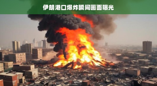 伊朗港口爆炸瞬间画面曝光，震撼与惊叹中的反思与启示
